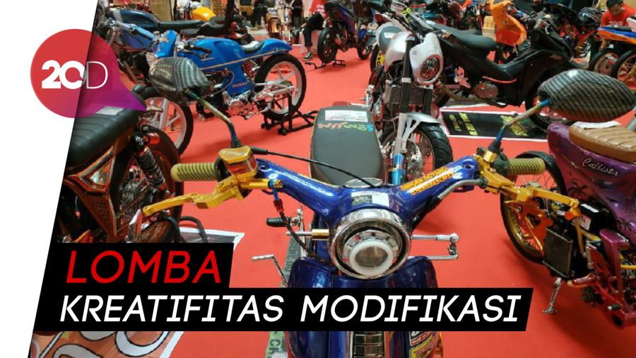 Ratusan Modifikator Honda Berlomba di Pekanbaru