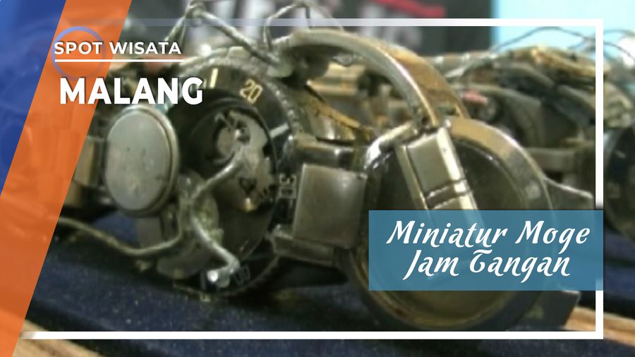 Miniatur Moge dari Jam Tangan Bekas, Malang