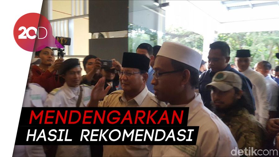 Ditemani Amien Rais dan Fadli Zon, Prabowo Hadiri Ijtimak Ulama III