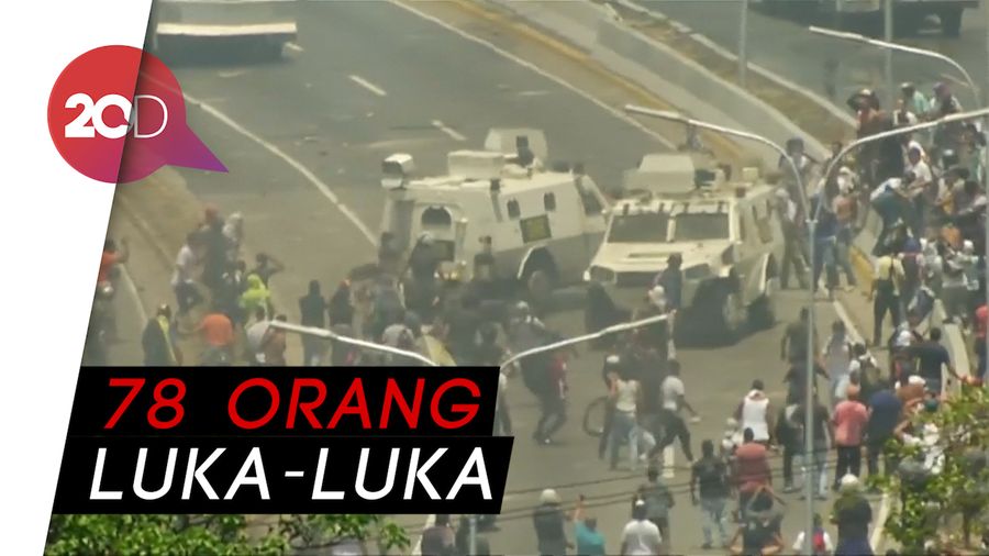 Kerusuhan Pecah Saat Upaya Kudeta di Venezuela 