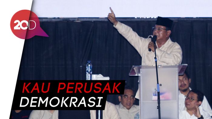Prabowo ke Media: Gue Salut Lo Masih Berani ke Sini