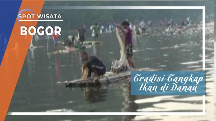 Tradisi Menangkap Ikan di danau, Bogor
