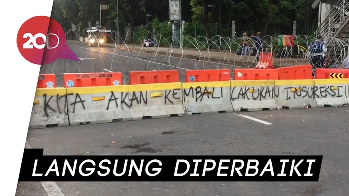 Aksi Buruh Rusak Fasilitas Transjakarta, Anies Serahkan ke Aparat 