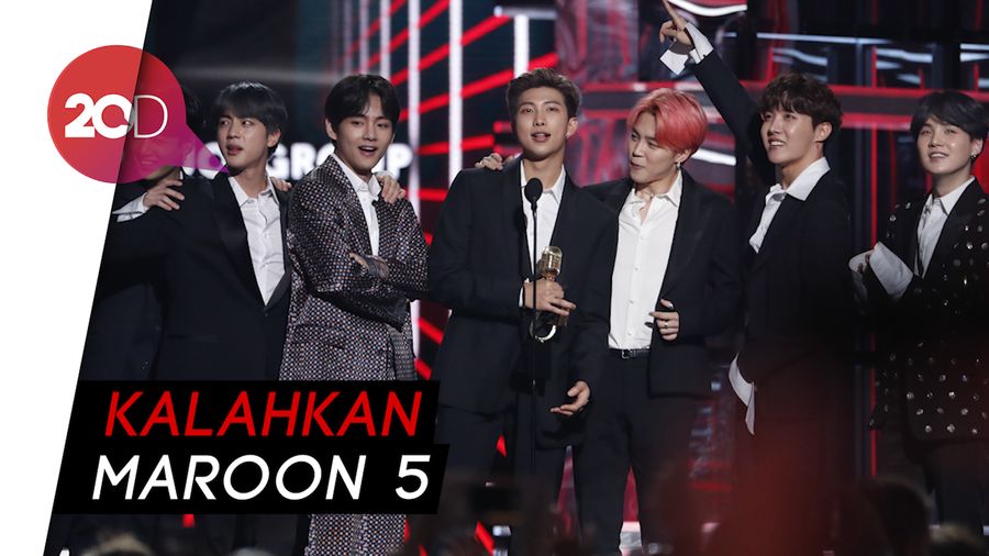 BTS Artis Korea Pertama yang Menang Top Duo/Group di BBMA 2019