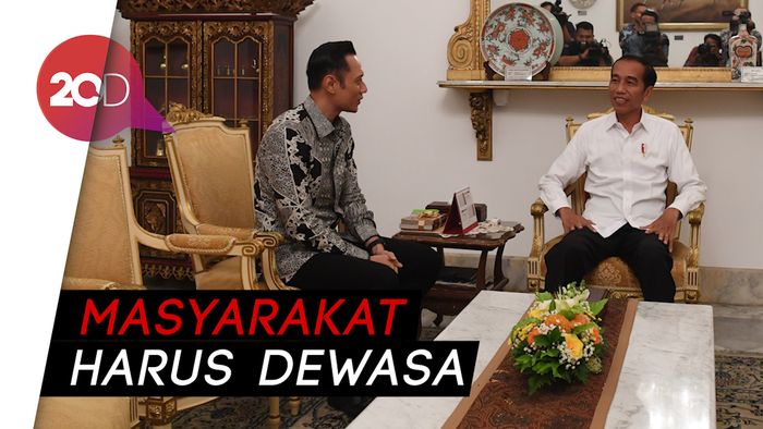 Bertemu Jokowi, AHY: Semua Harus Bisa Terima Apapun Hasil dari KPU