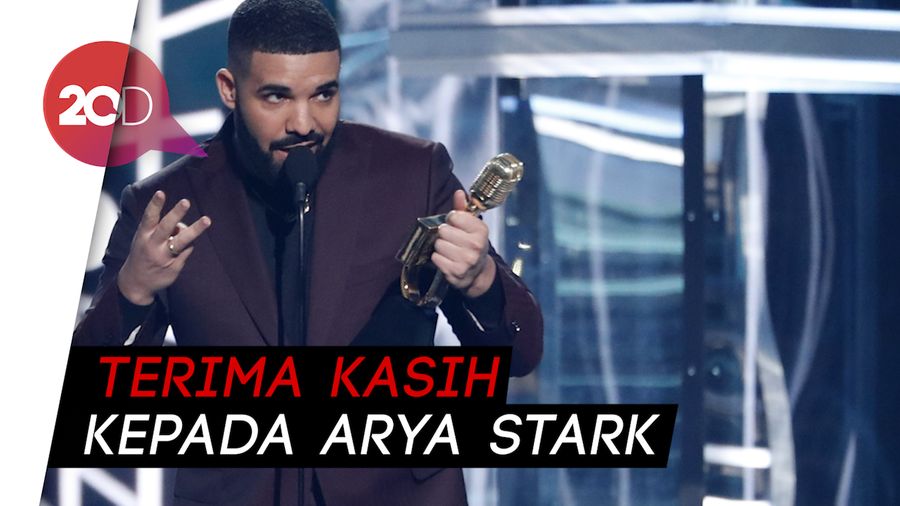 Drake Sebut Nama Arya Stark saat Pidato di BBMA 2019