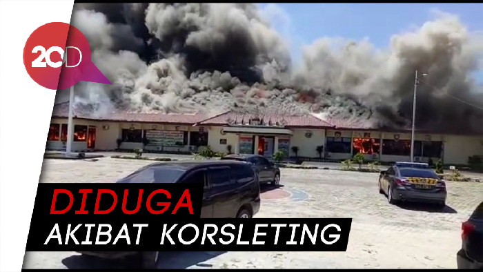 Ganas! Si Jago Merah Amuk Polres Lampung Selatan