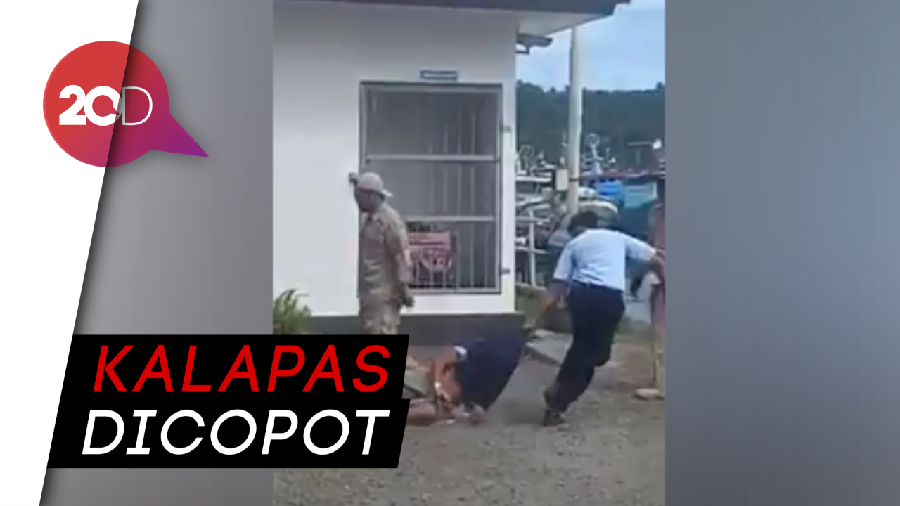 Heboh! Tahanan Narkoba Diseret di Nusakambangan