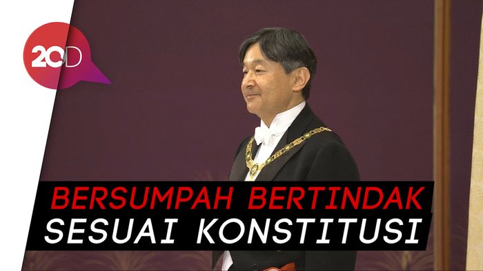 Pidato Pertama Kaisar Jepang Naruhito  