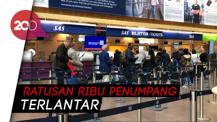 Pilotnya Mogok Kerja, SAS Batalkan 3.810 Penerbangan