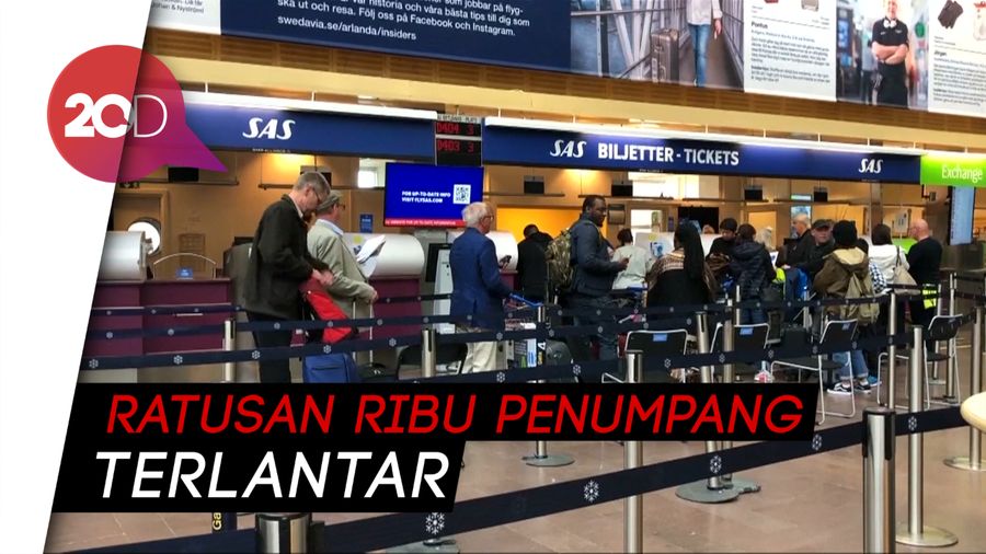 Pilotnya Mogok Kerja, SAS Batalkan 3.810 Penerbangan