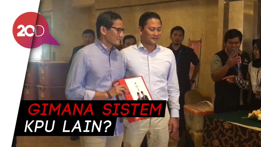 Sandi Kecewa Sistem Pelaporan Dana Kampanye KPU Masih Manual