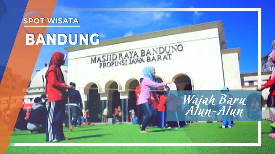 Wajah Baru Alun-Alun Kota Bandung