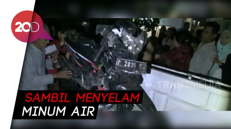 Copet Tertangkap saat Warga Evakuasi Penumpang Bus Korban kecelakaan