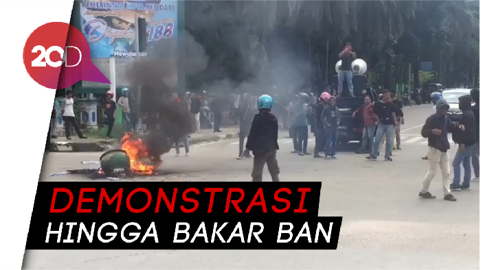 Ingin Punya Wakil Wali Kota, Massa di Kendari Unjuk Rasa