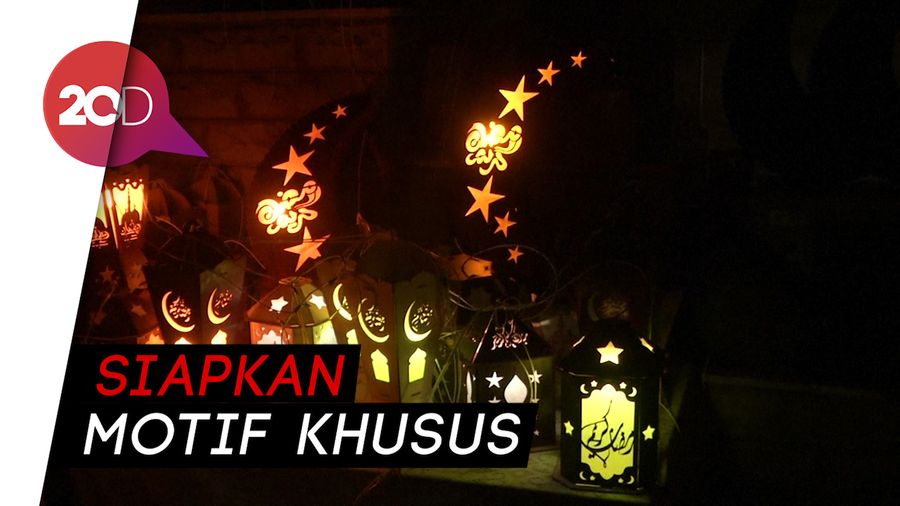 Pengerajin Dekorasi di Yordania Bersiap Sambut Ramadan