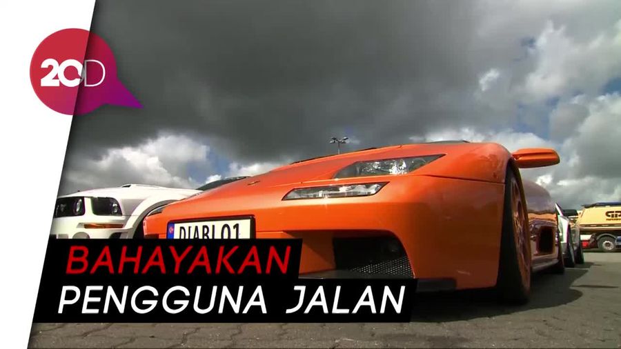 Polisi Jerman Sita 122 Mobil Mewah Gegara Balapan Liar