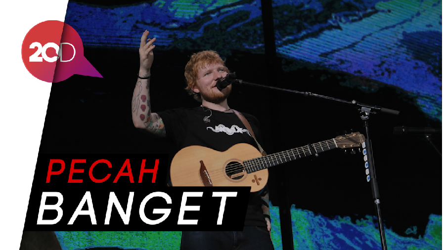 Ungkapan Puas Penonton Melihat Aksi Ed Sheeran di Konser Semalam