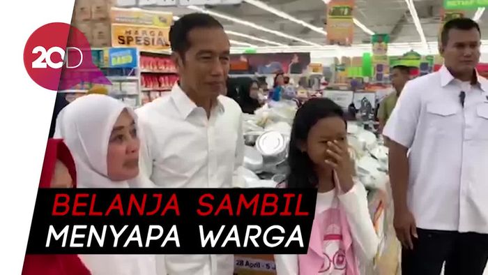 Momen Jokowi Ngemal Bareng Iriana