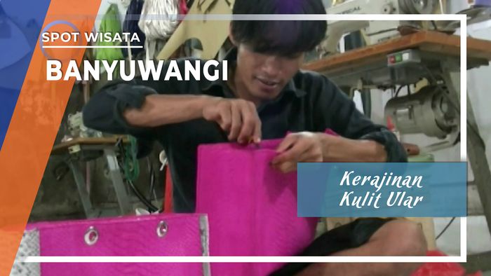 Kerajinan Kulit Ular Asal Banyuwangi