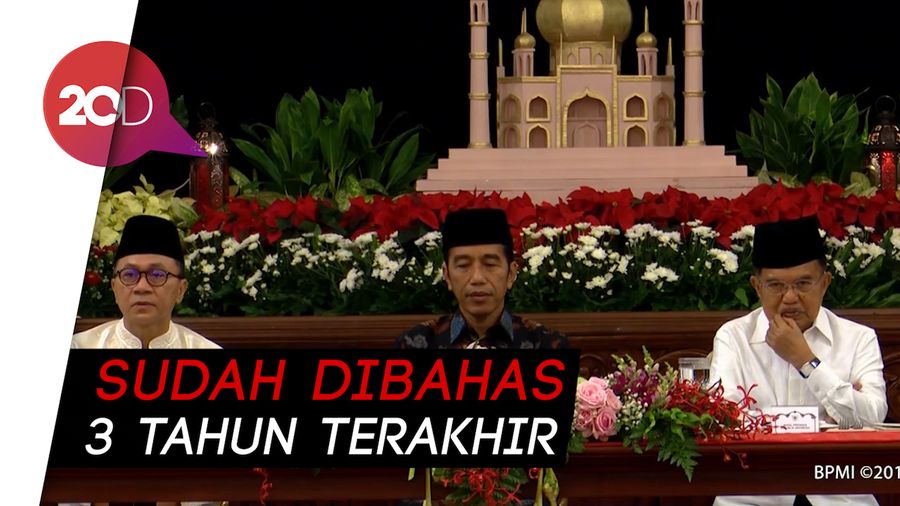Buka Puasa Bareng MPR-DPR, Jokowi Singgung Pemindahan Ibu Kota