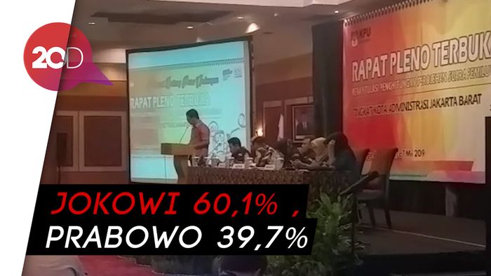 KPU Gelar Rapat Pleno Rekapitulasi Suara di Jakarta Barat