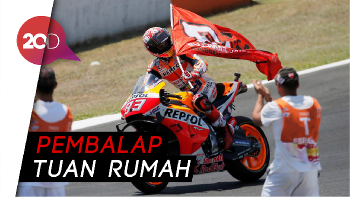 Tampil Dominan, Marc Marques Juara MotoGp Spanyol