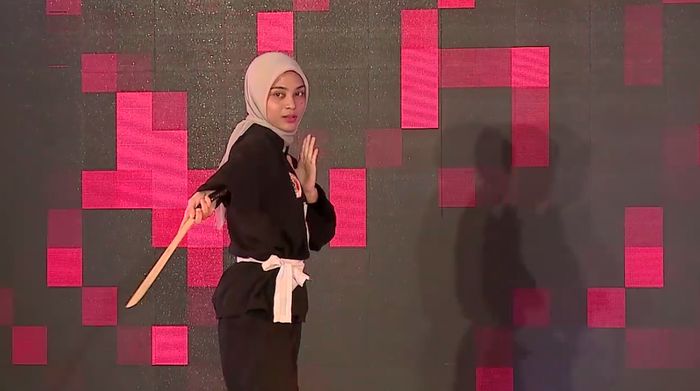 Inilah Aksi Adinda Bela Diri - Sunsilk Hijab Hunt 2019 Makassar