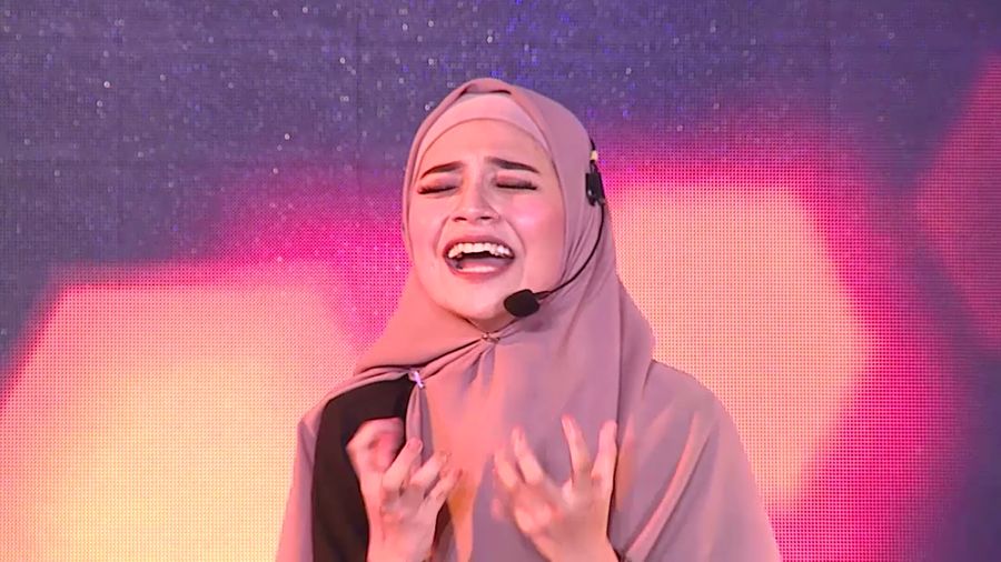 Penuh Penghayatan! Jihan Akting Hingga Teriak - Sunsilk Hijab Hunt 2019 Makassar