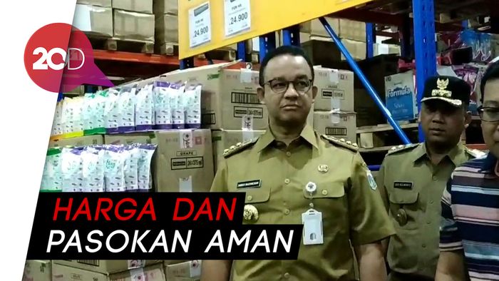 Anies Pastikan Kebutuhan Pangan Warga Aman Selama Ramadan