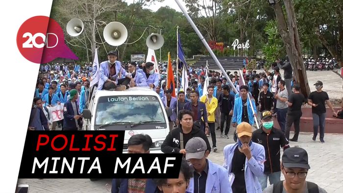 Buntut Pemukulan di Hari Buruh, Mapolda Babel Digeruduk Mahasiswa