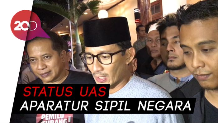 Dialog UAS-Prabowo Jadi Polemik, Sandi: Kebebasan Dijamin Negara