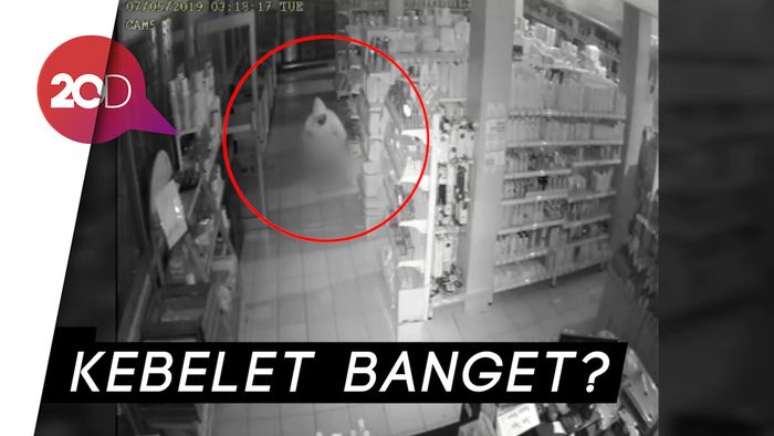 Duh! Bobol Minimarket, Perampok ini Sempat-sempatnya BAB