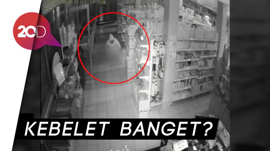 Duh! Bobol Minimarket, Perampok ini Sempat-sempatnya BAB