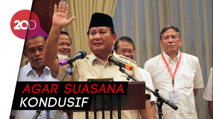 Prabowo: Kita Ingin Suasana Sejuk, Semua Pihak Jangan Emosional