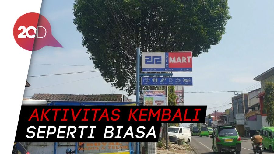 Usai Dirampok, 212 Mart Sukabumi Tetap Beroperasi