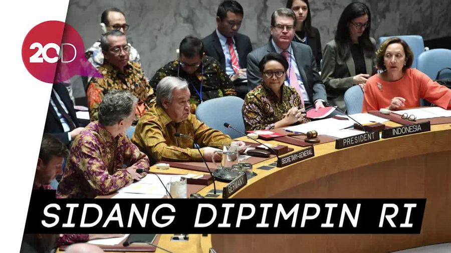 Kala Delegasi Dewan Keamanan dan Sekjen PBB Bersidang Pakai Batik