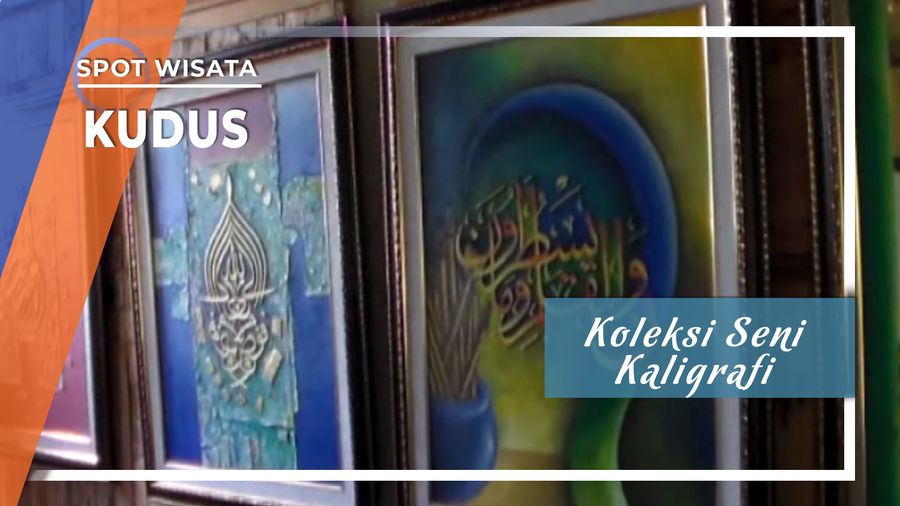 Koleksi Seni Kaligrafi dari Limbah Rumah Tangga, Kudus