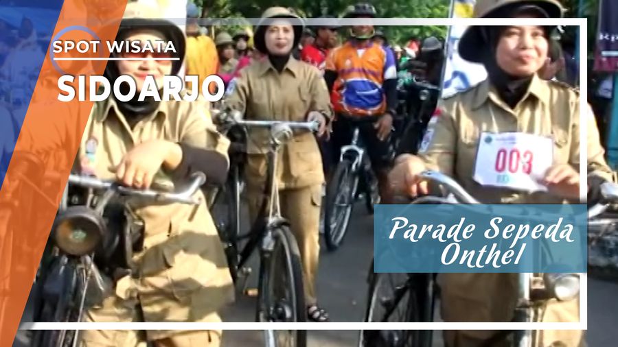 Parade Sepeda Onthel di Sidoarjo
