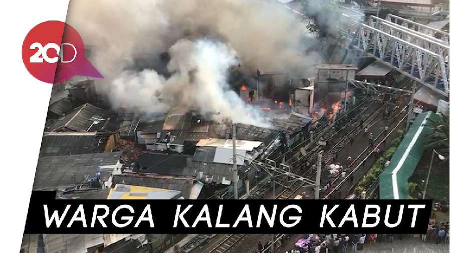 Api Amuk Permukiman Padat di Kampung Bandan Pademangan