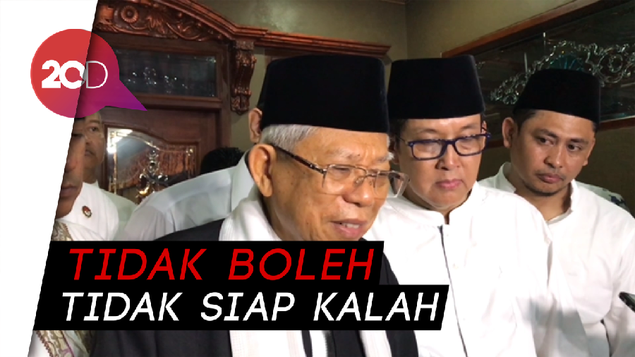 Maruf Amin: Di Pilpres Harus Siap Kalah Siap Menang