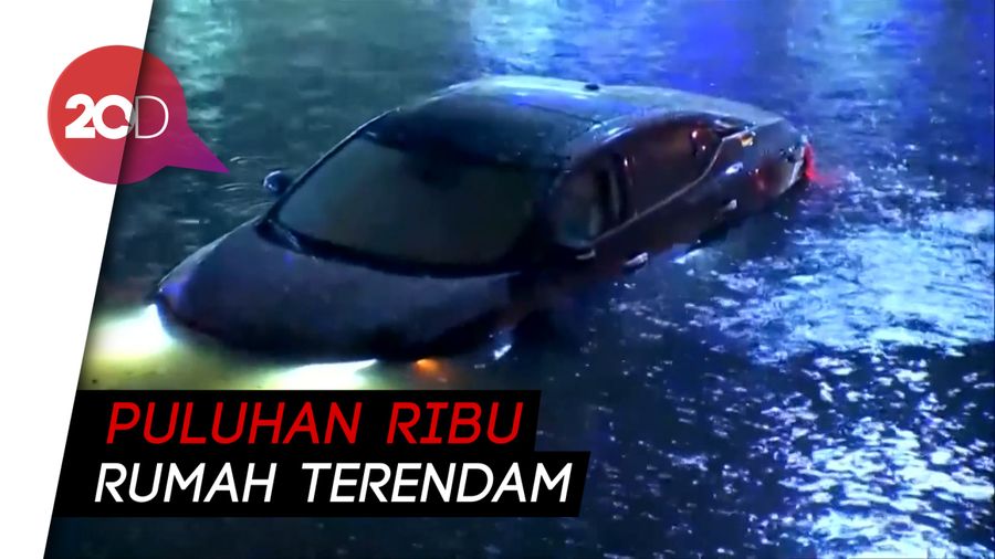 Penampakan Dahsyatnya Banjir di Texas