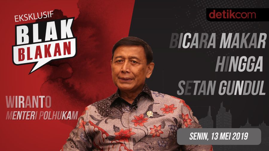 Tonton Blak-blakan Wiranto: Bicara Makar Hingga Setan Gundul