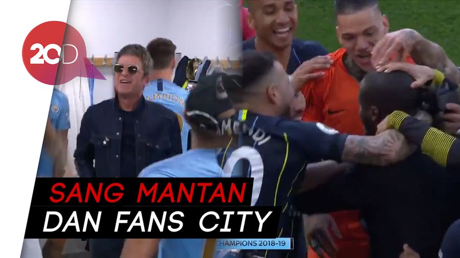 Yaya Toure dan Noel Gallagher Kejutkan Perayaan Juara Manchester City
