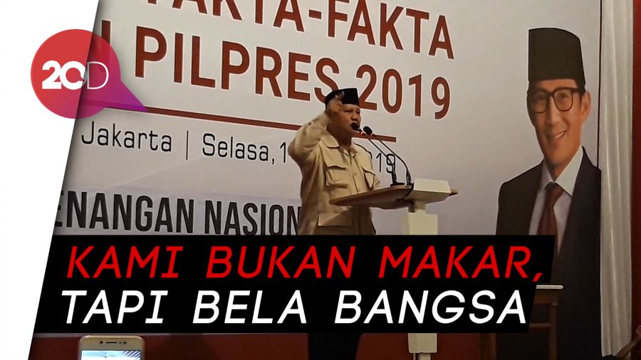 Prabowo akan Buat Wasiat: Jangan Takut-takuti Kami dengan Makar!