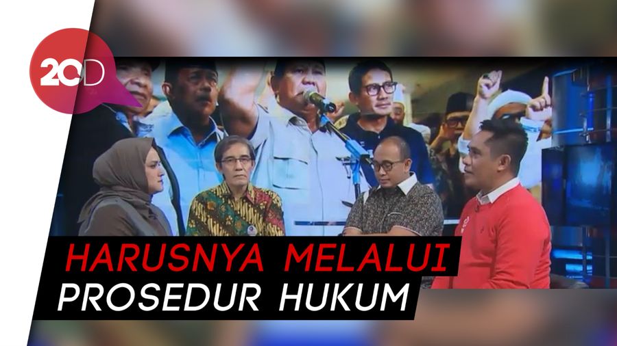 Beda Pendapat BPN dan TKN Menyikapi Hasil Pemilu 2019