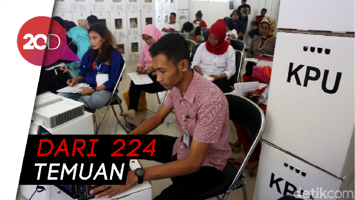 Dari 224 Temuan, 200 Entri Data C1 Sudah Diperbaiki KPU