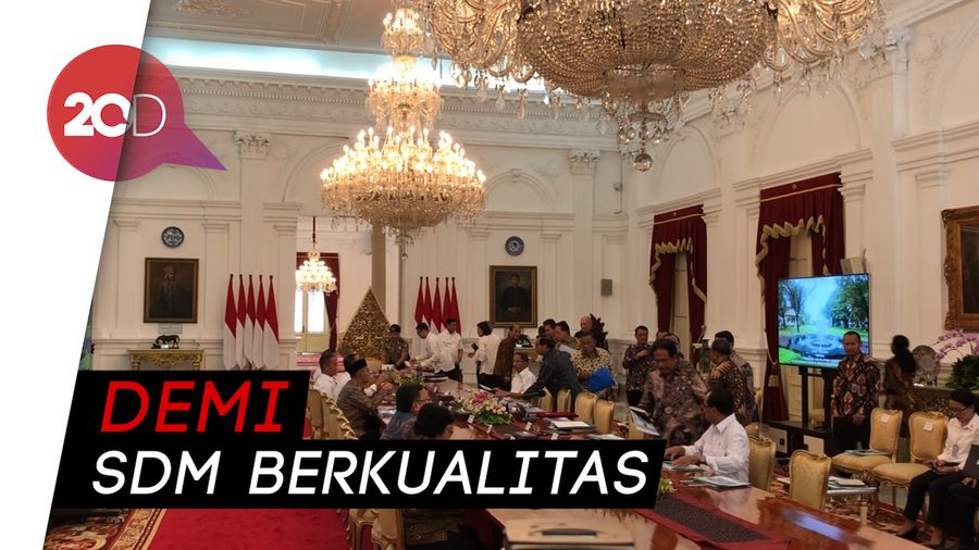Jokowi Pimpin Ratas Bahas Pendidikan dan Pelatihan Vokasi