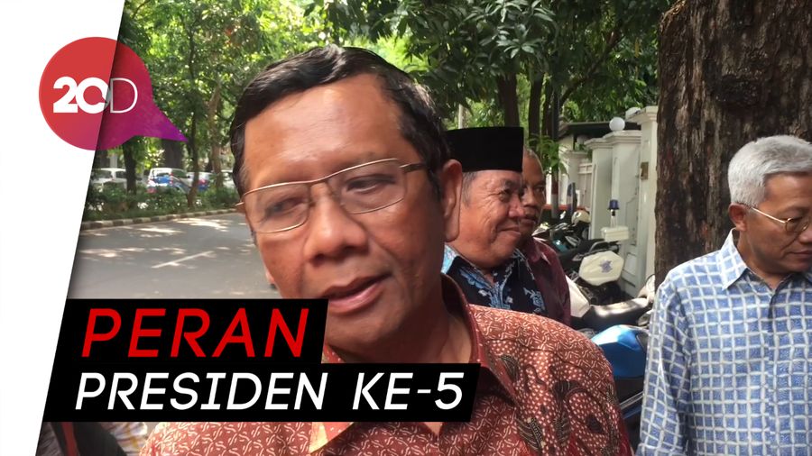 Bahas Rekonsiliasi, Mahfud MD dan GSK Temui Megawati