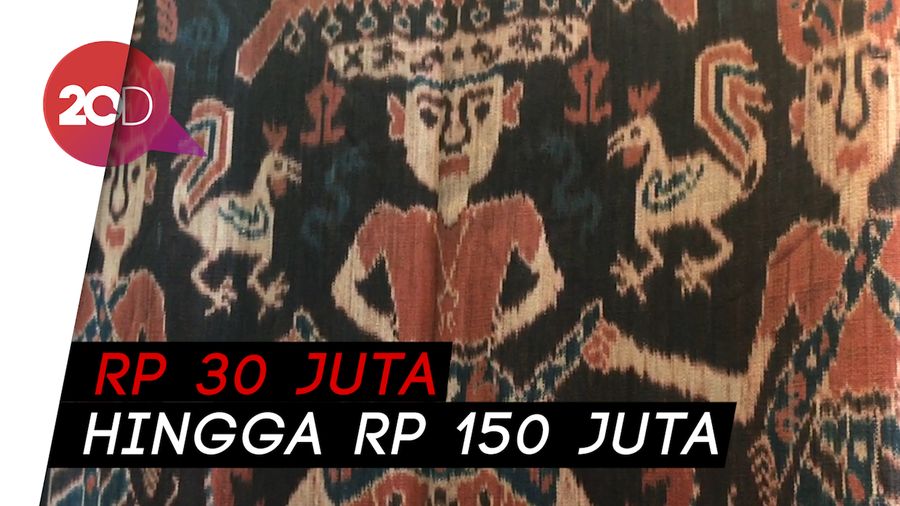 Butuh 1 Tahun Pengerjaan, Ini Dia Kain Ikat Khas Sumba Timur